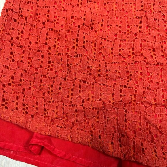 Uttam Boutique Eyelet Lace Sleeveless Mini Casual Everyday Summer Dress 10/12 - Picture 5 of 16